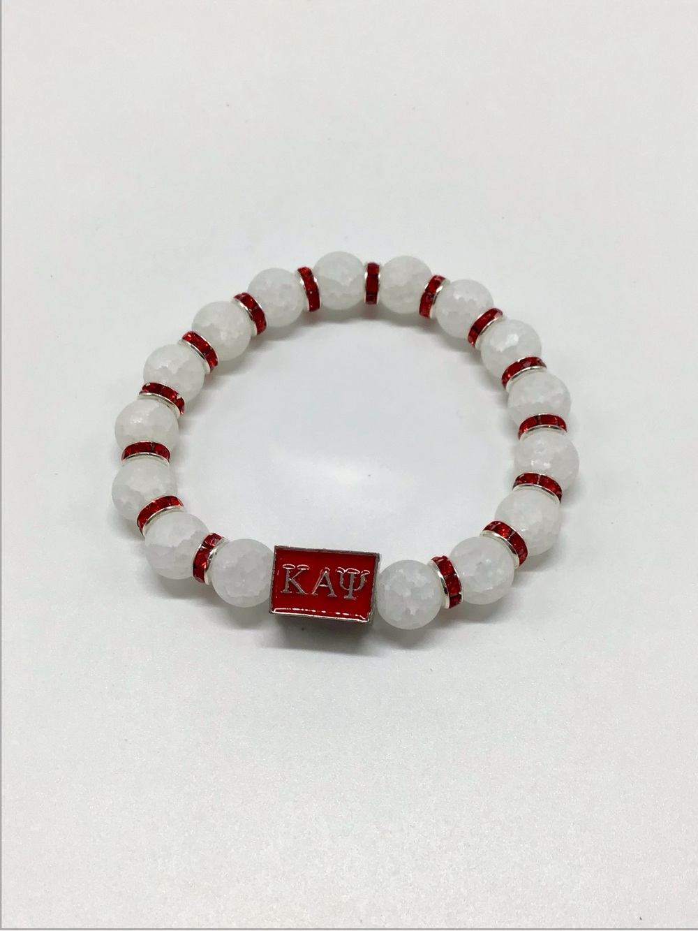 Kappa Alpha Psi Beaded Stretch Bracelet - Picture 4 of 4